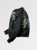 Cargar imagen en el visor de la galería, Bomber Bordado Yokai Japonés