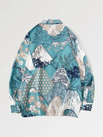 Cargar imagen en el visor de la galería, Camisa de Estampado Japonés 'Michitsune'