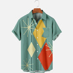 Cargar imagen en el visor de la galería, Camisa de Verano Estampado de Rombos 'Kimura'