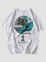 Cargar imagen en el visor de la galería, Camiseta Grullas Japonesas 'Taiyo'