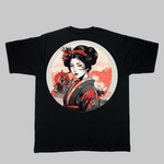 Cargar imagen en el visor de la galería, Camiseta Japonesa Estampado Geisha