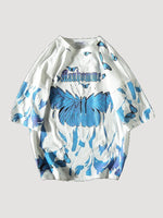 Cargar imagen en el visor de la galería, Camiseta Japonesa Mariposa 'Boom Time'
