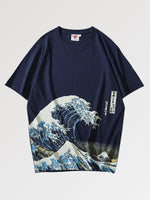 Cargar imagen en el visor de la galería, Camiseta Japonesa 'Ola de Kanagawa'