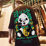 Cargar imagen en el visor de la galería, Camiseta Japonesa Panda 'Make Money'