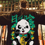 Cargar imagen en el visor de la galería, Camiseta Japonesa Panda 'Make Money'