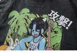 Cargar imagen en el visor de la galería, Camiseta Japonesa Vintage Oversize 'Dezain'