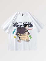 Cargar imagen en el visor de la galería, Camiseta Kanji Japonés "Anime"