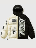 Cargar imagen en el visor de la galería, Chaqueta Acolchada Estampado Streetwear 'Sukeruton'