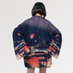 Cargar imagen en el visor de la galería, Chaqueta Kimono Atardecer 'Shikotan'