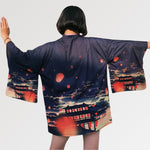 Cargar imagen en el visor de la galería, Chaqueta Kimono Atardecer 'Shikotan'