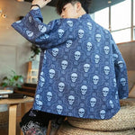 Cargar imagen en el visor de la galería, Chaqueta Kimono Hombre 'Kurashiki'