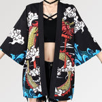 Cargar imagen en el visor de la galería, Chaqueta Kimono Mujer Dragón 'Nakamura'