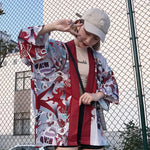 Cargar imagen en el visor de la galería, Chaqueta Kimono Streetwear Mujer 'Okino'