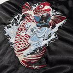 Cargar imagen en el visor de la galería, Chaqueta Sukajan Carpa Koi 'Sugamo'
