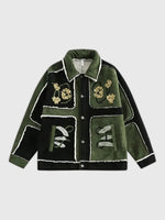 Cargar imagen en el visor de la galería, Chaqueta Vintage Patchwork
