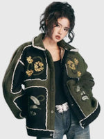 Cargar imagen en el visor de la galería, Chaqueta Vintage Patchwork
