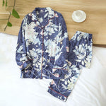 Cargar imagen en el visor de la galería, Conjunto de Pijama Japonés Estampado Floral