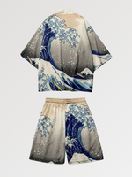 Cargar imagen en el visor de la galería, Conjunto Kimono Short 'Fukuoka'