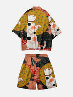 Cargar imagen en el visor de la galería, Conjunto Kimono Short 'Neko'