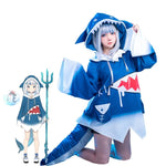Cargar imagen en el visor de la galería, Cosplay Tiburón Gawr Gura Shark'd Hololive