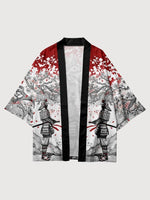 Cargar imagen en el visor de la galería, Haori Japonés 'Guerrero'