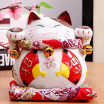 Cargar imagen en el visor de la galería, Hucha Maneki-Neko 'Ábaco y Abanico'
