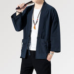 Cargar imagen en el visor de la galería, Kimono Azul Hombre