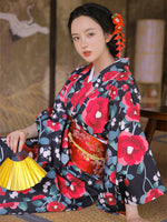 Cargar imagen en el visor de la galería, Kimono Floral para Mujer