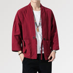 Cargar imagen en el visor de la galería, Kimono Hombre Rojo