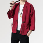 Cargar imagen en el visor de la galería, Kimono Hombre Rojo
