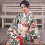 Cargar imagen en el visor de la galería, Kimono Japonés Tradicional Mujer