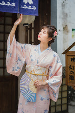 Cargar imagen en el visor de la galería, Kimono Rosa Mujer
