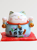 Cargar imagen en el visor de la galería, Maneki-Neko Hucha Azul