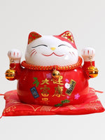 Cargar imagen en el visor de la galería, Maneki-Neko Hucha Roja