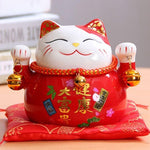 Cargar imagen en el visor de la galería, Maneki-Neko Hucha Roja