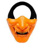 Cargar imagen en el visor de la galería, Máscara de Demonio Japonés Naranja