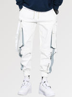 Cargar imagen en el visor de la galería, Pantalón Cargo Blanco Estilo Japonés Hombre 'Kushima'