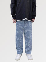 Cargar imagen en el visor de la galería, Pantalón Streetwear con Estampado Hombre 'Unzen'