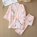 Cargar imagen en el visor de la galería, Pijama Japonés Primaveral Mujer
