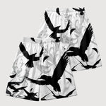 Cargar imagen en el visor de la galería, Short Japonés Estampado de Pájaros 'Tori'