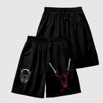 Cargar imagen en el visor de la galería, Short Japonés Estampado Katana 'Akuma's