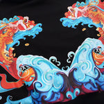 Cargar imagen en el visor de la galería, Sudadera con Capucha Japonesa Colorida 'Tatsumaki'