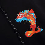 Cargar imagen en el visor de la galería, Sudadera con Capucha Japonesa Colorida 'Tatsumaki'