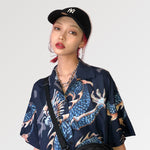 Cargar imagen en el visor de la galería, Blusa con Estampado de Dragón 'Kitaiwo'

