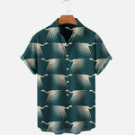 Cargar imagen en el visor de la galería, Camisa de Verano Estampado de Grullas 'Hokkaido'
