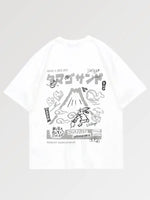 Cargar imagen en el visor de la galería, Camiseta Estampado Japonés Oversize 'Yama'
