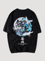 Cargar imagen en el visor de la galería, Camiseta Grullas Japonesas 'Taiyo'
