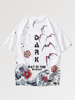 Cargar imagen en el visor de la galería, Camiseta Japonesa 'Bat in the Ocean'
