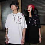 Cargar imagen en el visor de la galería, Camiseta Japonesa 'Bat in the Ocean'
