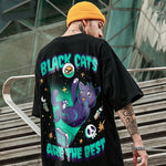 Cargar imagen en el visor de la galería, Camiseta Japonesa 'Black Cats'

